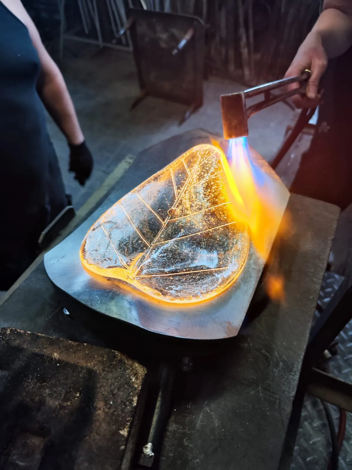 Tvorba skla plamenem